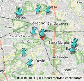 Mappa Via Ada Negri, 20831 Seregno MB, Italia (2.27231)