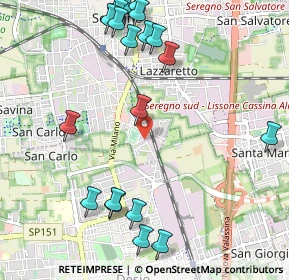 Mappa Via Ada Negri, 20831 Seregno MB, Italia (1.3035)