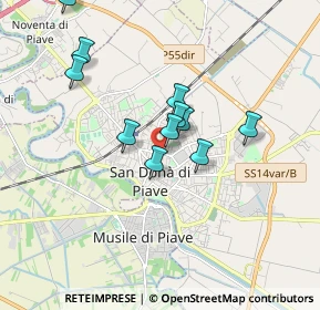 Mappa Via Bellini, 30027 San Donà di Piave VE, Italia (1.48909)