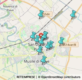 Mappa Via Bellini, 30027 San Donà di Piave VE, Italia (1.33083)