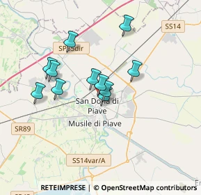 Mappa Via Bellini, 30027 San Donà di Piave VE, Italia (2.83545)