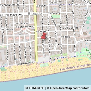 Mappa Via dei Pianeti, 86, 30020 San Michele al Tagliamento, Venezia (Veneto)
