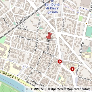 Mappa Via San Lazzaro, 2, 30027 San Donà di Piave, Venezia (Veneto)