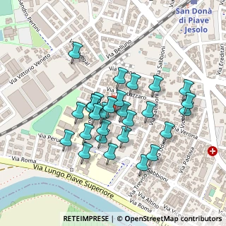 Mappa Via Mahatma Gandhi, 30027 San Donà di Piave VE, Italia (0.18276)