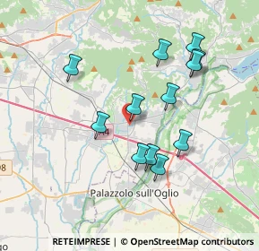 Mappa Via Lorenzo Lotto, 24064 Grumello del Monte BG, Italia (3.36917)