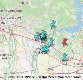 Mappa Via Lorenzo Lotto, 24064 Grumello del Monte BG, Italia (3.74833)