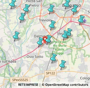 Mappa Via Dossi, 24044 Dalmine BG, Italia (4.70667)