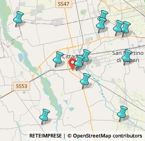 Mappa Via Beltramina, 35013 Cittadella PD, Italia (4.62167)