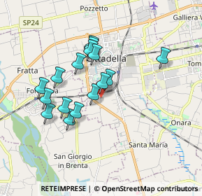 Mappa Via Beltramina, 35013 Cittadella PD, Italia (1.53313)