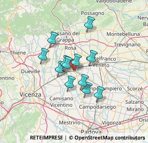 Mappa Via Beltramina, 35013 Cittadella PD, Italia (9.50583)
