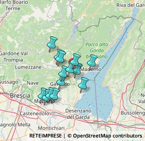 Mappa Via Provinciale, 25079 Vobarno BS, Italia (10.06571)