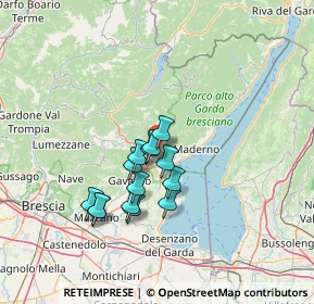 Mappa Via Provinciale, 25079 Vobarno BS, Italia (10.73643)