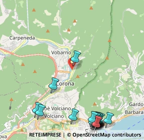 Mappa Via Provinciale, 25079 Vobarno BS, Italia (3.1075)