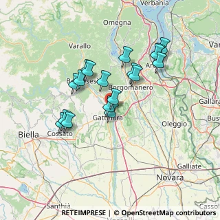Mappa Via Borghetto, 28078 Romagnano Sesia NO, Italia (12.43167)