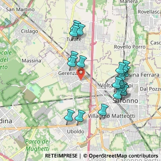 Mappa Via pascoli angolo, 21040 Gerenzano VA, Italia (1.9975)