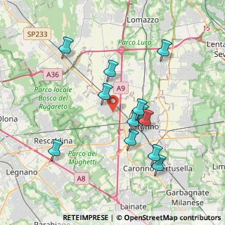 Mappa Via pascoli angolo, 21040 Gerenzano VA, Italia (3.58)