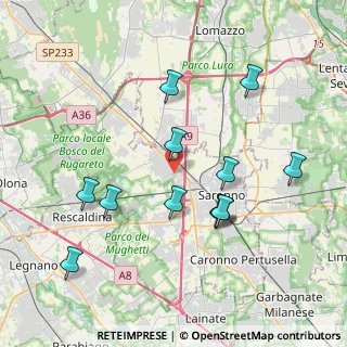 Mappa Via pascoli angolo, 21040 Gerenzano VA, Italia (3.87417)