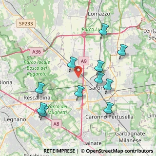 Mappa Via pascoli angolo, 21040 Gerenzano VA, Italia (4.00818)