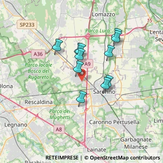 Mappa Via pascoli angolo, 21040 Gerenzano VA, Italia (2.98)