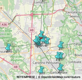 Mappa Via Don R. Montoli, 21047 Saronno VA, Italia (4.05929)