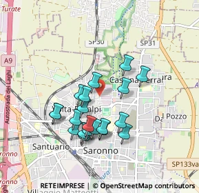Mappa Via Don R. Montoli, 21047 Saronno VA, Italia (0.78)