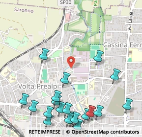 Mappa Via Don R. Montoli, 21047 Saronno VA, Italia (0.71)