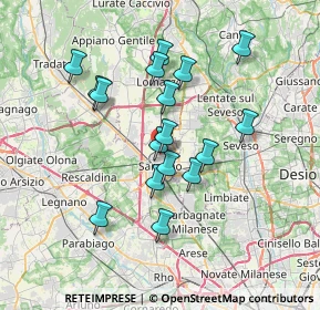 Mappa Via Don R. Montoli, 21047 Saronno VA, Italia (6.23176)