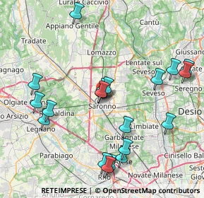 Mappa Via Don R. Montoli, 21047 Saronno VA, Italia (8.632)