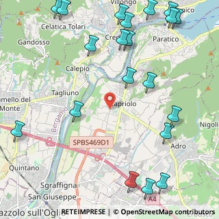 Mappa Via Lunga, 25031 Capriolo BS, Italia (3.0445)