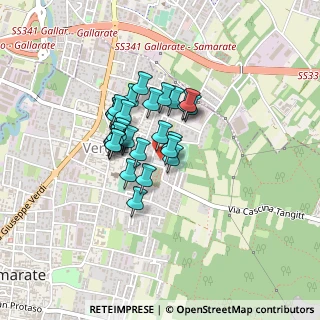 Mappa Piazza Milani, 21017 Samarate VA, Italia (0.29286)