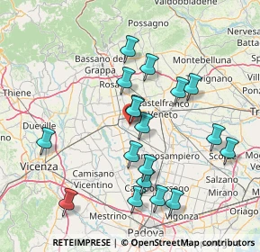 Mappa Via Giarette, 35019 Tombolo PD, Italia (14.74833)
