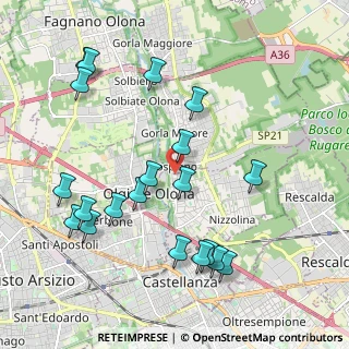 Mappa Via Sant'Antonio, 21050 Marnate VA, Italia (2.2235)