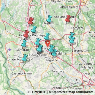 Mappa Via Sant'Antonio, 21050 Marnate VA, Italia (6.65625)