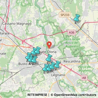 Mappa Via Sant'Antonio, 21050 Marnate VA, Italia (4.03636)