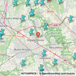 Mappa Via Sant'Antonio, 21050 Marnate VA, Italia (6.8295)