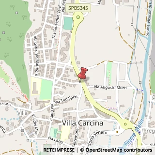 Mappa Via Federico Bagozzi, 105, 25069 Villa Carcina, Brescia (Lombardia)