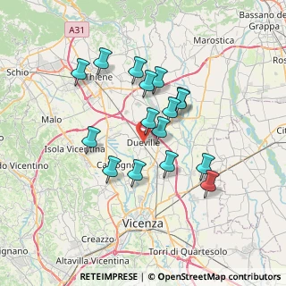 Mappa Via Dante, 36031 Dueville VI, Italia (6.04563)