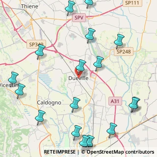 Mappa Via Dante, 36031 Dueville VI, Italia (6.18)