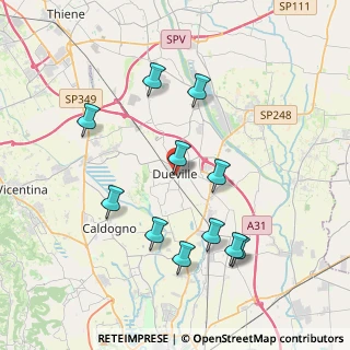 Mappa Via Dante, 36031 Dueville VI, Italia (3.80545)