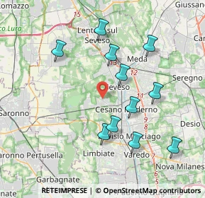 Mappa Via Sardegna, 20031 Cesano Maderno MB, Italia (3.80273)
