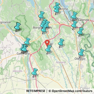 Mappa Via Cavaglio, 28010 Fontaneto D'agogna NO, Italia (9.4445)