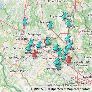 Mappa Via Landini F., 21050 Marnate VA, Italia (7.47)
