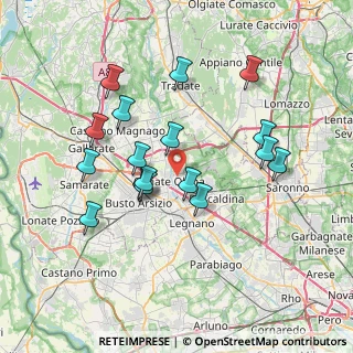 Mappa Via Diaz, 21050 Marnate VA, Italia (6.85824)