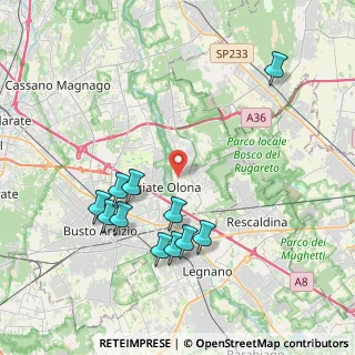 Mappa Via Diaz, 21050 Marnate VA, Italia (4.08636)