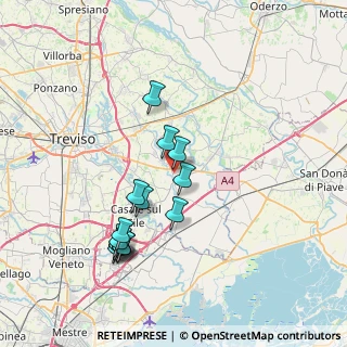 Mappa Via Cima Da Conegliano, 31056 Roncade TV, Italia (7.16714)