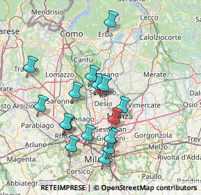 Mappa Via Cardinale Federico Borromeo, 20831 Seregno MB, Italia (14.11438)