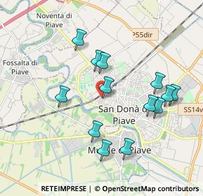 Mappa Via Milano, 30027 San Donà di Piave VE, Italia (1.80923)