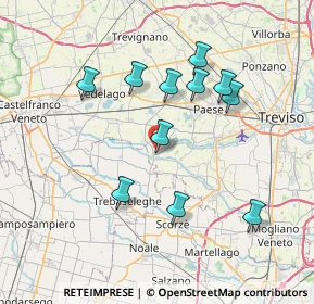 Mappa Via Dante, 31050 Badoere TV, Italia (6.92727)