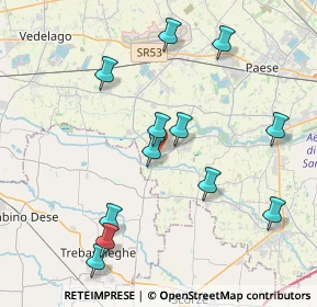 Mappa Via Dante, 31050 Badoere TV, Italia (4.11417)