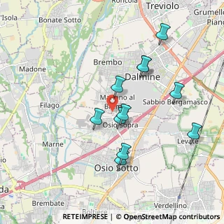 Mappa Via Gerolamo Tiraboschi, 24044 Osio Sopra BG, Italia (1.75727)